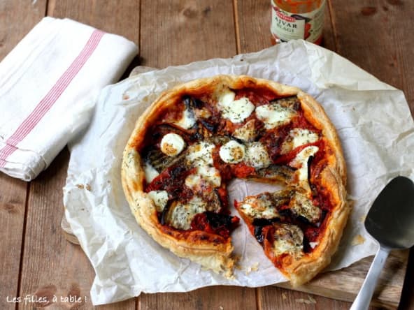 Tarte feuilletée à l’ajvar