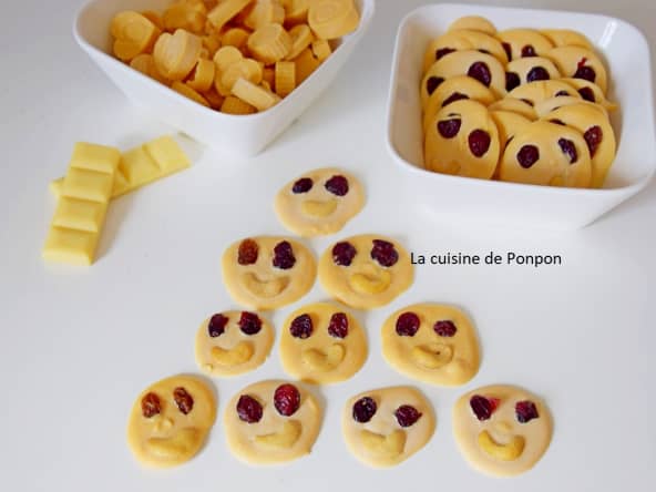 Mendiants au chocolat dulcey