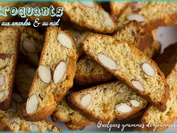 Croquants aux amandes et au miel pour noël