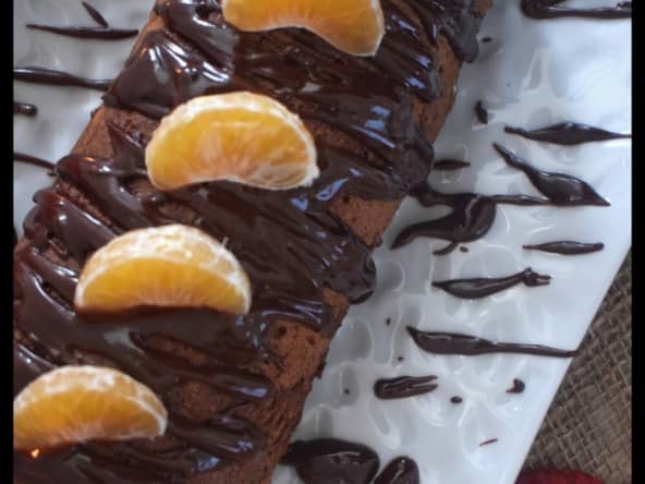 Gâteau roulé chocolat clémentines pour les fêtes