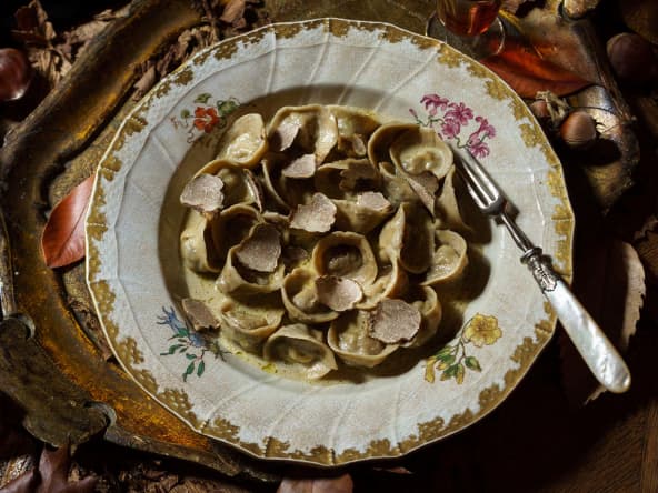 Cappelletti à la truffe blanche d’Alba