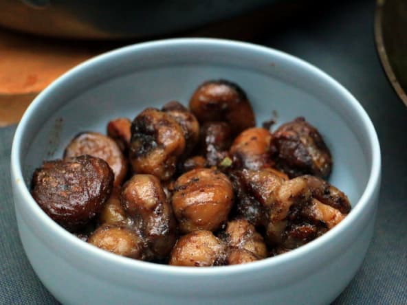 Poêlée de marrons sautés