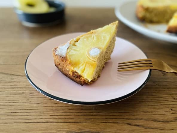 Gâteau exotique sans gluten à l'ananas