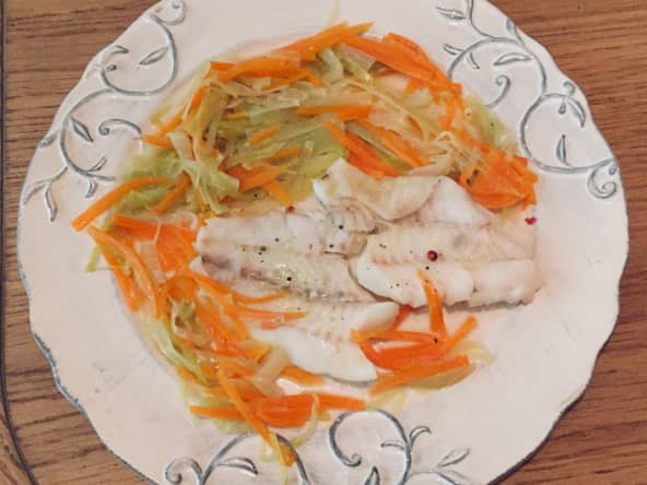 Filet de Grenadier et julienne de légumes