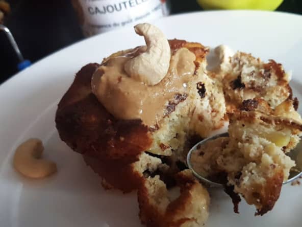 Muffins aux pommes et noix de cajou 