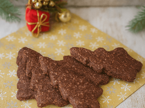 Sablés au cacao et à la noix de coco