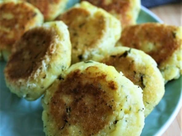 Croquettes de pommes de terre aux herbes aromatiques