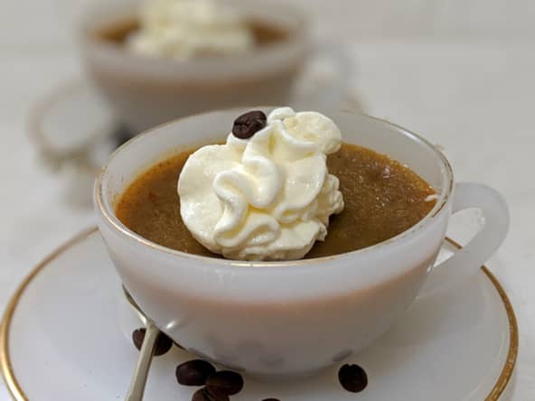 Crème au café et cardamome