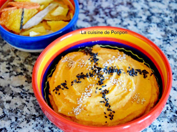Houmous à la patate douce, vegan