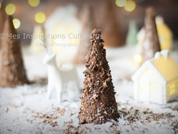 Sapin de noël mousse au chocolat