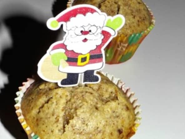 Financiers de Noël à la saveur pain d'épices et à l'orange