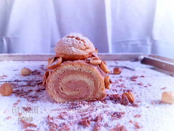 Bûche gianduga citron