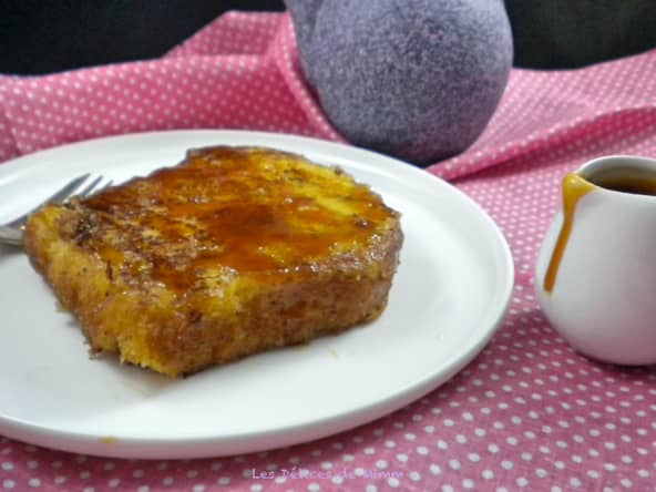 Brioche perdue au caramel au beurre salé