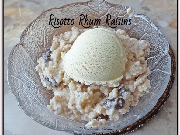 Risotto rhum raisins