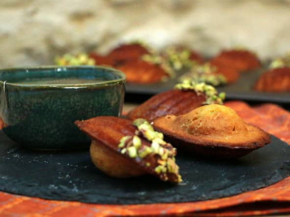 Madeleines au safran, orange et miel de Yotam Ottolenghi