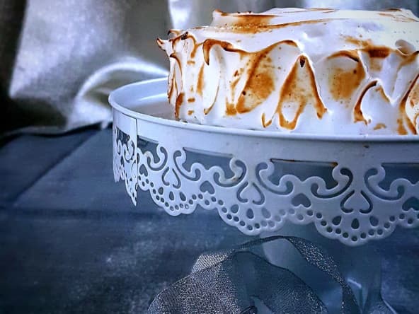 Omelette norvégienne au café et au caramel au beurre salé