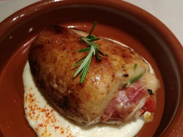 Ballottine de veau à la basquaise crème de brebis