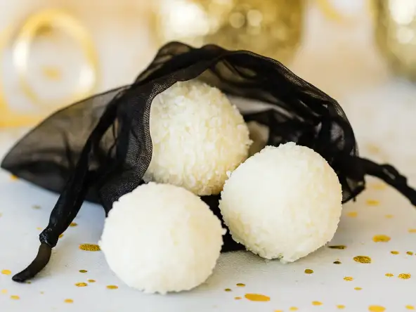 Truffes au chocolat blanc et à la noix de coco