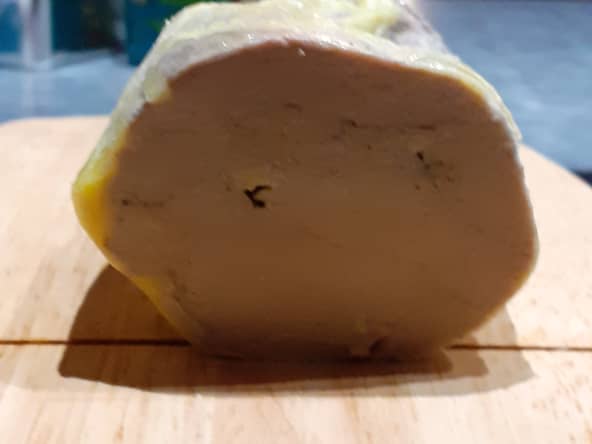 Foie gras de canard au vin de noix (cuisson four vapeur)