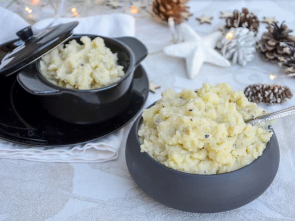 Ecrasé de pommes de terre à la truffe