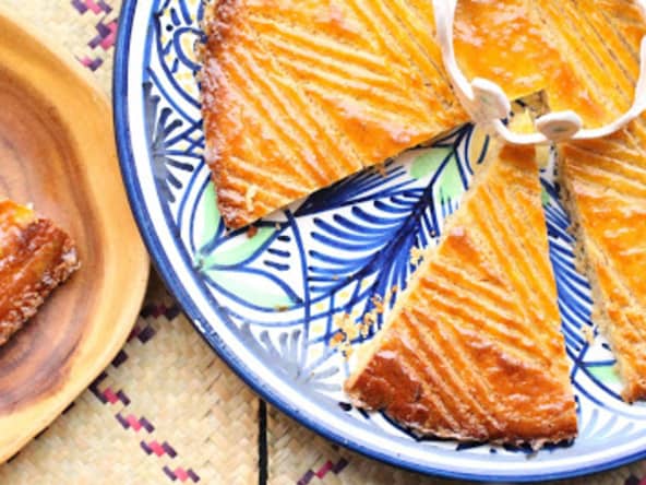 Galette bretonne  des îles (rhum, coco, combava) au beurre salé