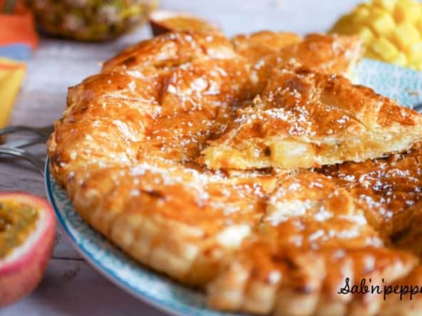 Galette des rois ananas passion coco sans sucre ajouté