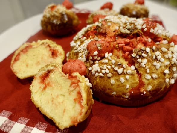Brioche aux pralines Saint Genix