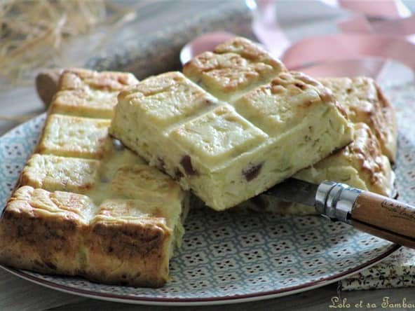 Clafoutis de poireaux lardons