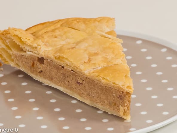 Galette des rois de l'épipahnie aux marrons et oranges confites