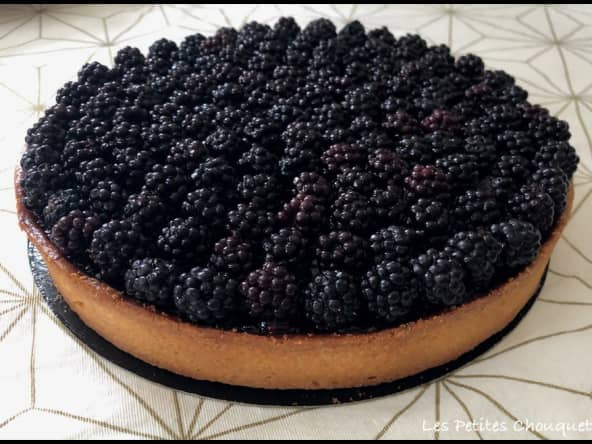 Tarte aux mûres sauvages d'après Cédric Grolet