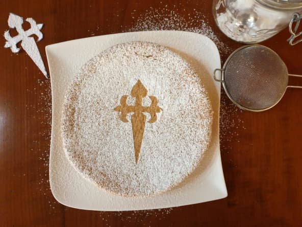 Tarta de Santiago espagnole sans lait ni gluten