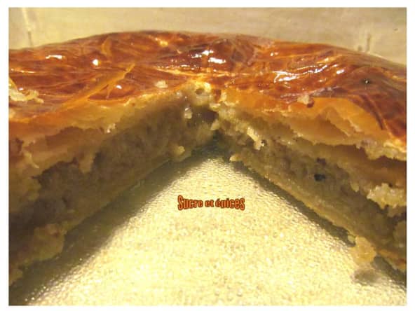 Galette frangipane à la crème de marrons pour tirer les rois