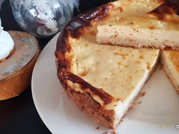 Tarte au fromage blanc sans gluten 