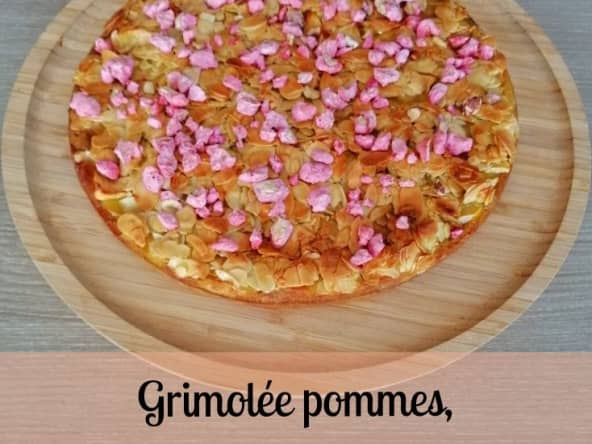 Grimolée pommes, amandes et pralines roses au companion ou non