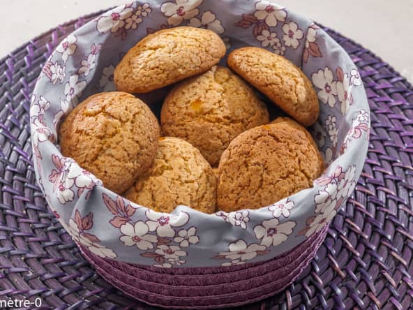 Cookies au miel et à l'orange confite