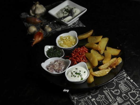 Bibeleskas pommes de terre au fromage blanc à l'alsacienne