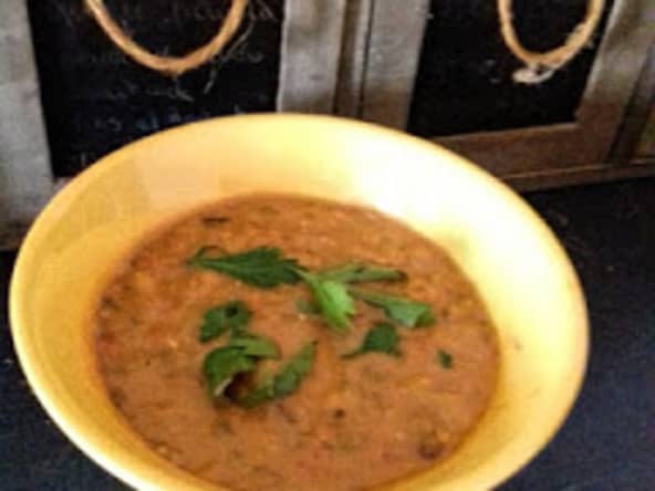 Dahl indien aux deux lentilles