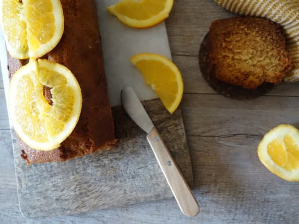 Cake miel citron noisettes