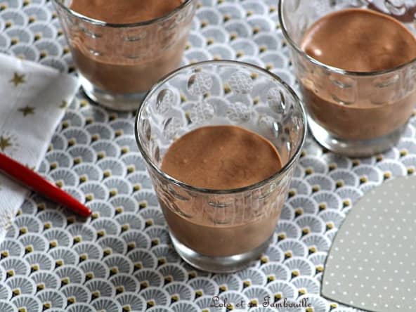 Mousse au chocolat caramel homemade