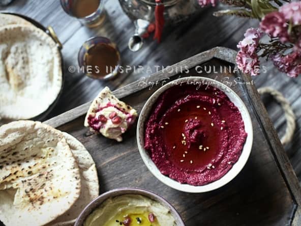 Purée de betterave au Zaatar