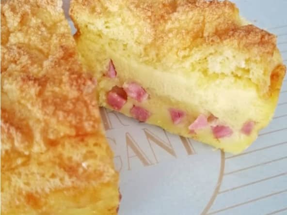 Cake magique jambon et Comté