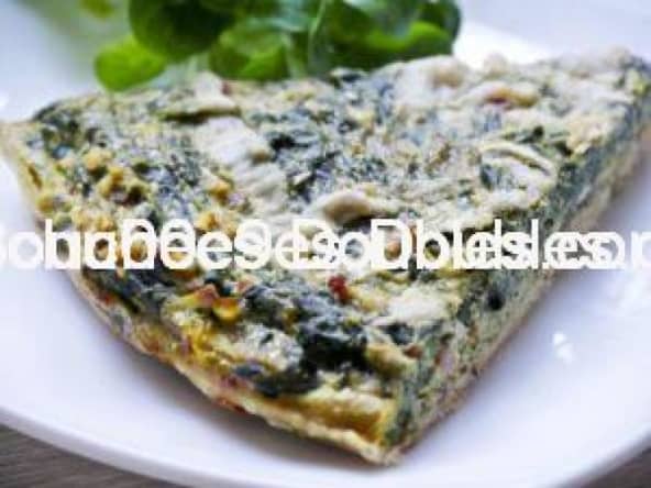 Recette sans gluten ni lactose : tarte alcaline aux épinards