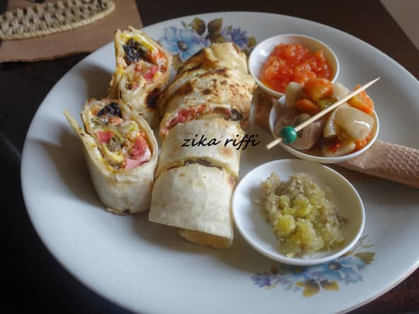 Rotolo di piada a la romagnola