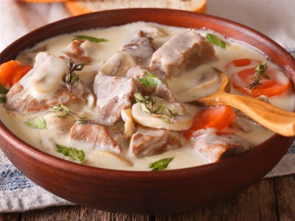 Blanquette de veau facile et légère