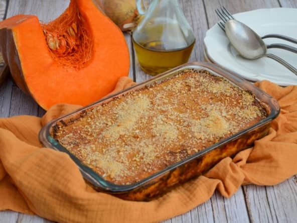 Gratin végétarien de courge