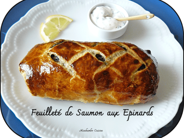 Feuilleté au saumon et aux épinards, cervelle du canut
