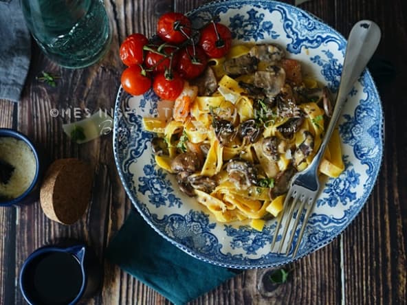 Fettuccine aux champignons