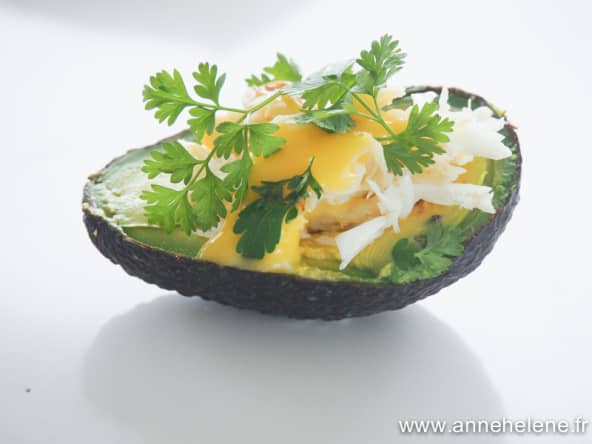 Avocat mayonnaise au crabe
