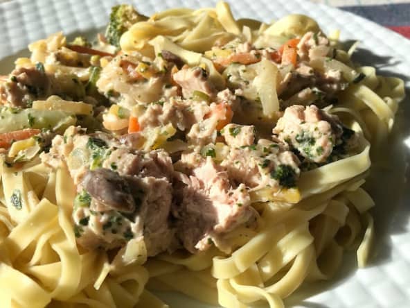 Thon en boite d'inspiration asiatique