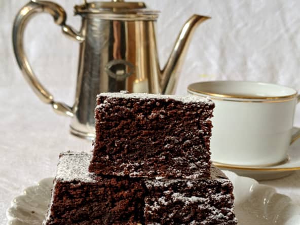 Gâteau au chocolat et cacao